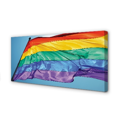 Obrazy na plátně barevné vlajky