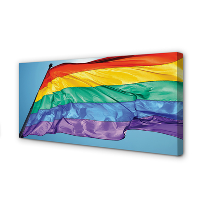 Obrazy na plátně barevné vlajky