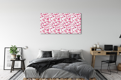 Obrazy na plátně růžové ptáci