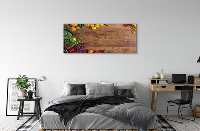 Obrazy na plátně Board chřest ananas jablko