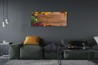 Obrazy na plátně Board chřest ananas jablko