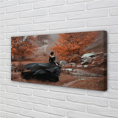 Obrazy na plátně Ženské podzimní hory