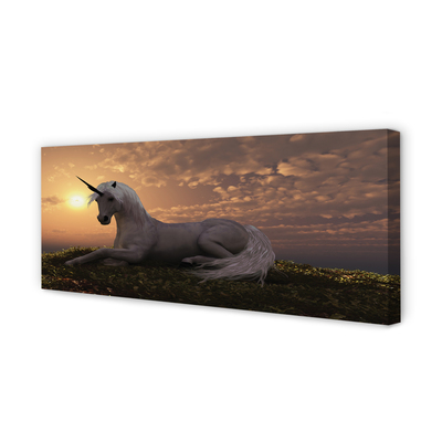 Obrazy na plátně Unicorn horské slunce