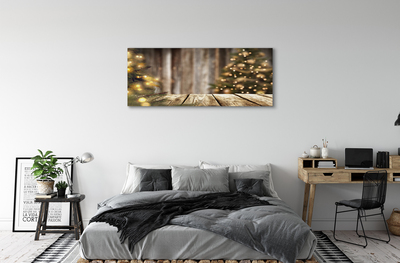 Obrazy na plátně Desky vánoční stromky
