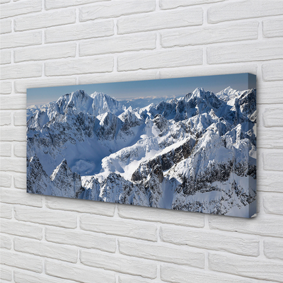 Obrazy na plátně horské zimní