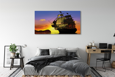 Obrazy na plátně Sky ship sea