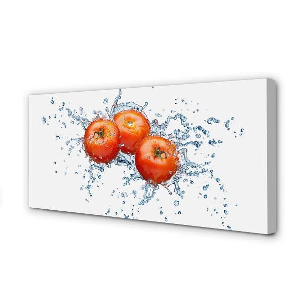 Obrazy na plátně rajčata voda
