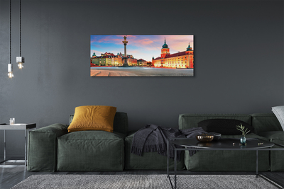 Obrazy na plátně Sunrise Varšava Staré Město