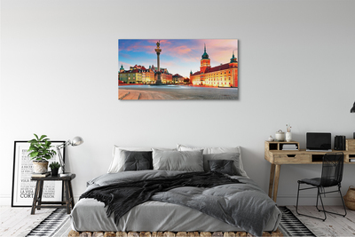 Obrazy na plátně Sunrise Varšava Staré Město
