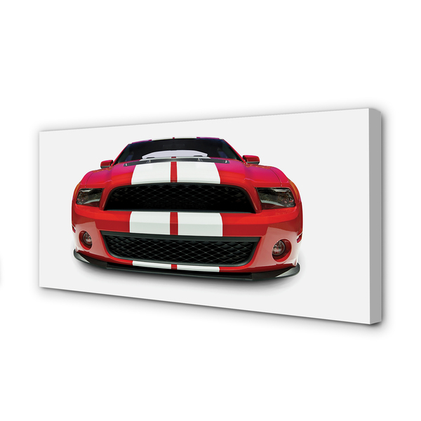 Obrazy na plátně Červené sportovní auto