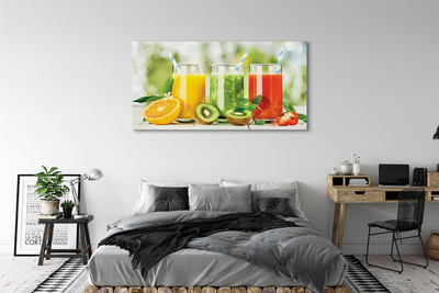 Obrazy na plátně Koktejly Strawberry Kiwi