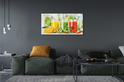 Obrazy na plátně Koktejly Strawberry Kiwi