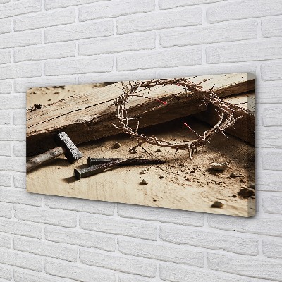 Obrazy na plátně Kříže pro trny kladivo