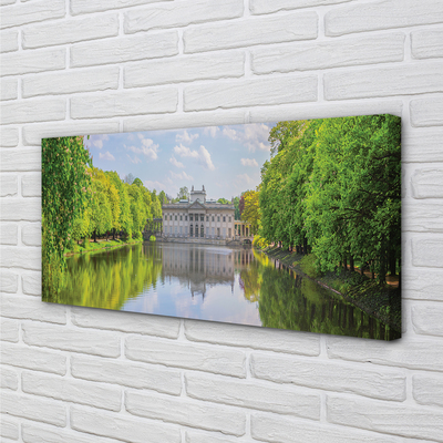 Obrazy na plátně Varšavský Palác lesního jezera