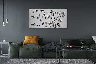 Obrazy na plátně Lidé pták letu