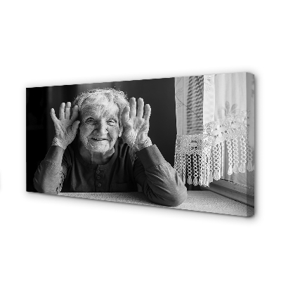 Obrazy na plátně starší žena
