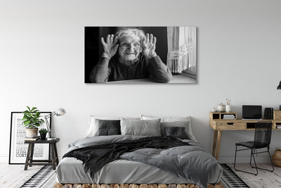 Obrazy na plátně starší žena