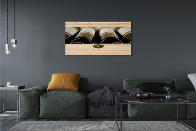 Obrazy na plátně Láhve vína v krabici