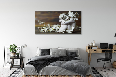 Obrazy na plátně Spící anděl květiny