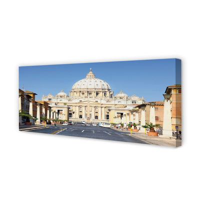 Obrazy na plátně Katedrála Řím ulice budovy