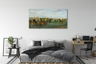 Obrazy na plátně Koně závod hon