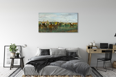 Obrazy na plátně Koně závod hon