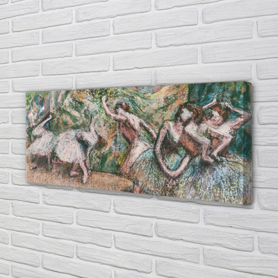 Obrazy na plátně Skica ženy tančí lesa