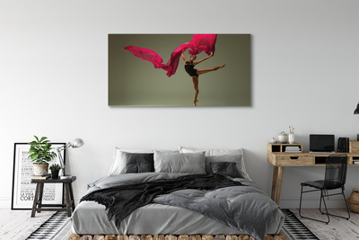 Obrazy na plátně Baletka růžová Materiál