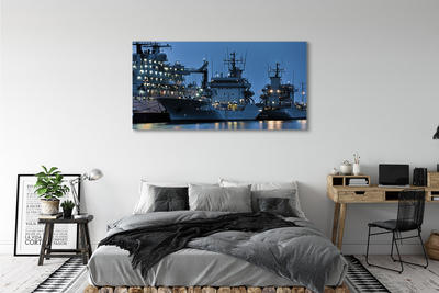 Obrazy na plátně Lodě mořské oblohy