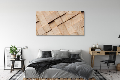 Obrazy na plátně složení zrna dřeva