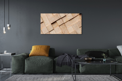 Obrazy na plátně složení zrna dřeva