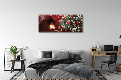 Obrazy na plátně Vánoční ozdoby