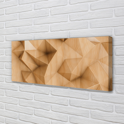 Obrazy na plátně Solid mozaika dřevo