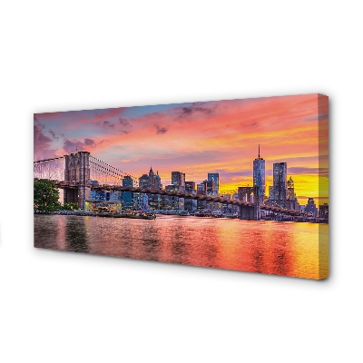 Obrazy na plátně most sunrise