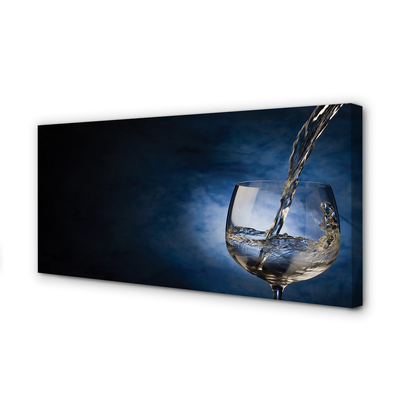 Obrazy na plátně Bílé víno sklo
