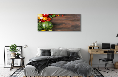 Obrazy na plátně Meloun rajčata kopr