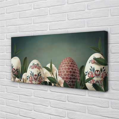 Obrazy na plátně Listy vejcem květiny