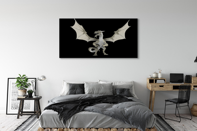 Obrazy na plátně bílý drak