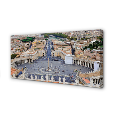 Obrazy na plátně Rome Vatican square panorama