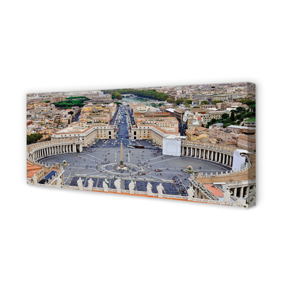 Obrazy na plátně Rome Vatican square panorama