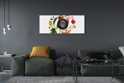 Obrazy na plátně Lžíce rajčata petržel