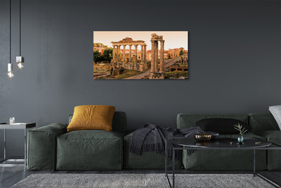 Obrazy na plátně Řím Roman Forum svítání