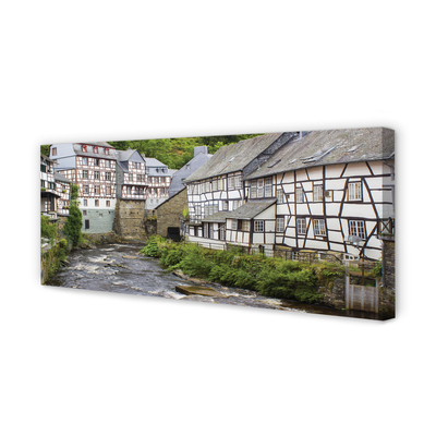 Obrazy na plátně Germany Staré budovy River