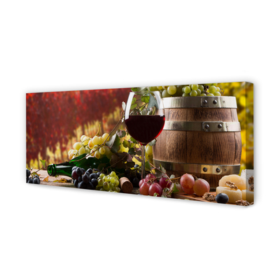 Obrazy na plátně Podzimu sklenice na víno