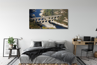Obrazy na plátně řeka Řím Akvadukty