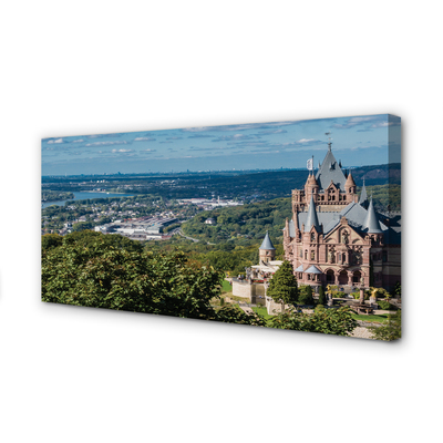 Obrazy na plátně Německo Panorama městského hradu
