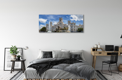 Obrazy na plátně Spain Fountain Palace Madrid