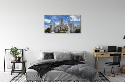Obrazy na plátně Spain Fountain Palace Madrid