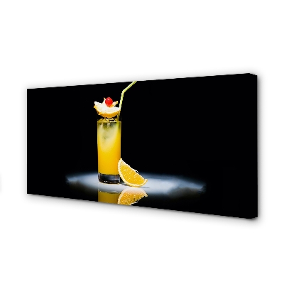 Obrazy na plátně orange koktejl
