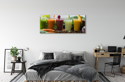 Obrazy na plátně Zeleninové, ovocné koktejly